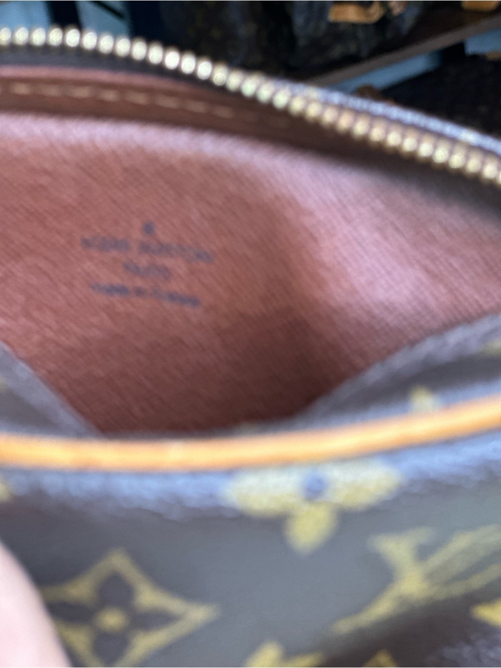Louis Vuitton Danube Monogram Messenger Bag in Brown and Tan - Picture 11 of 13